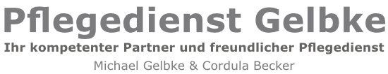 Logo Pflegedienst Gelbke